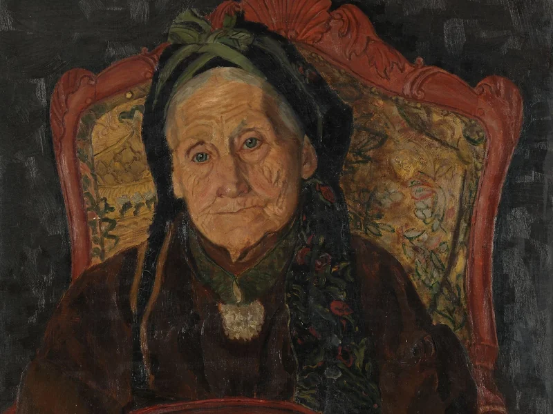 1853-Helene Augusta Vosgraff - Ritratto di Mor Kleppen